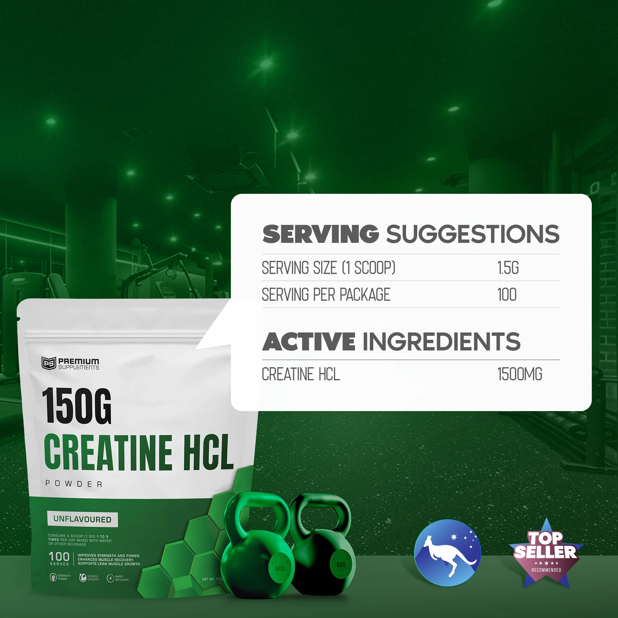 Creatine HCL 150g - Image 4