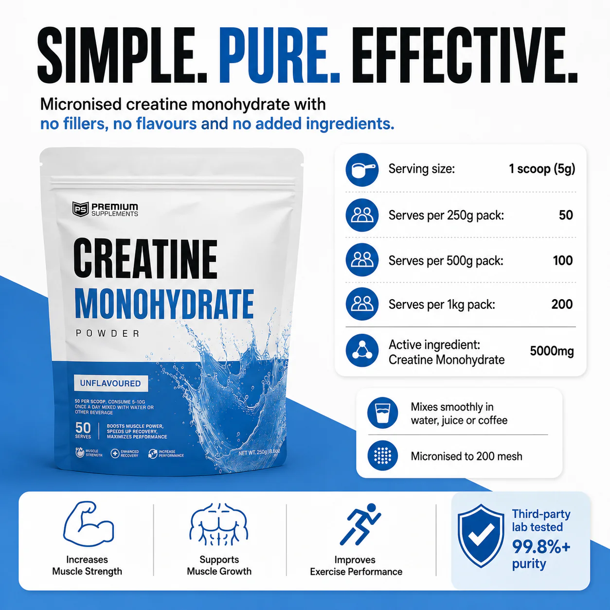 Micronised Creatine Monohydrate - Image 3