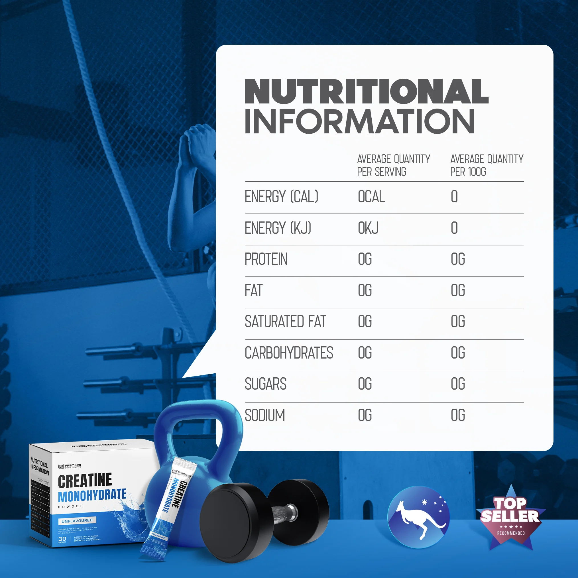 Micronized Creatine Monohydrate Sachets | 30 x 5g Travel Packets - Image 4