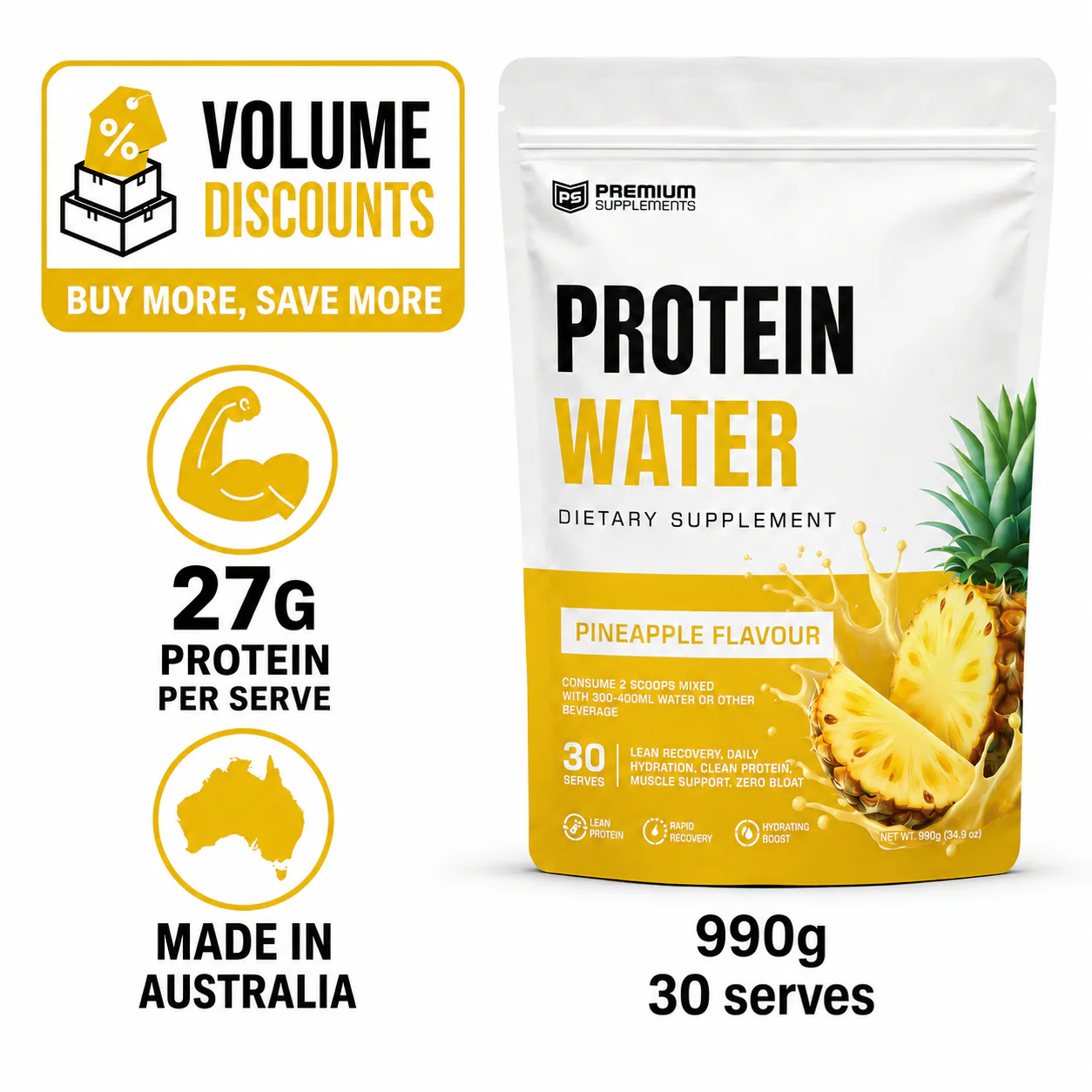 Protein Water 990g - Image 5