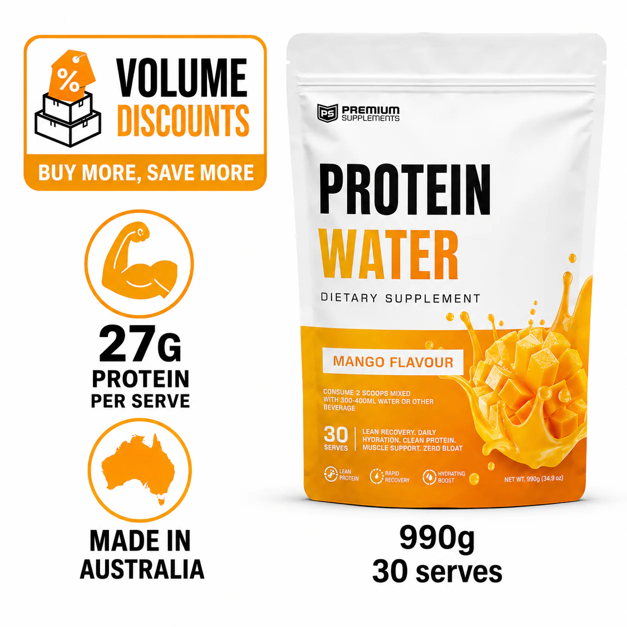 Protein Water 990g - Image 7