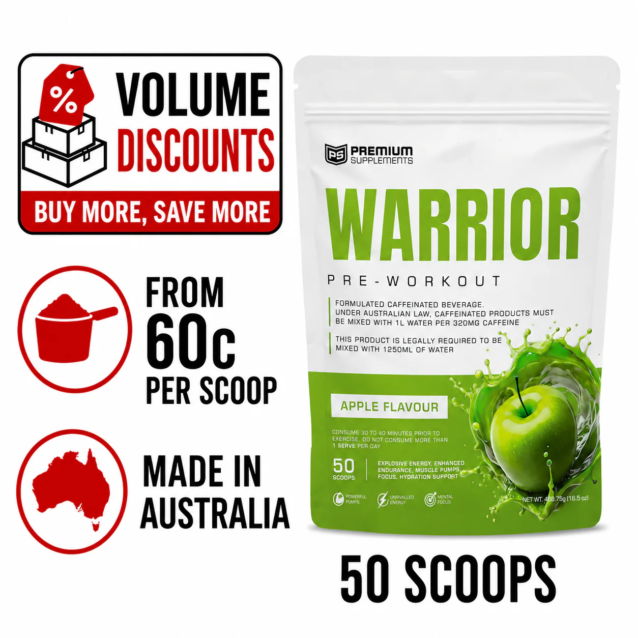Warrior High-Stimulant Pre-workout - Image 10