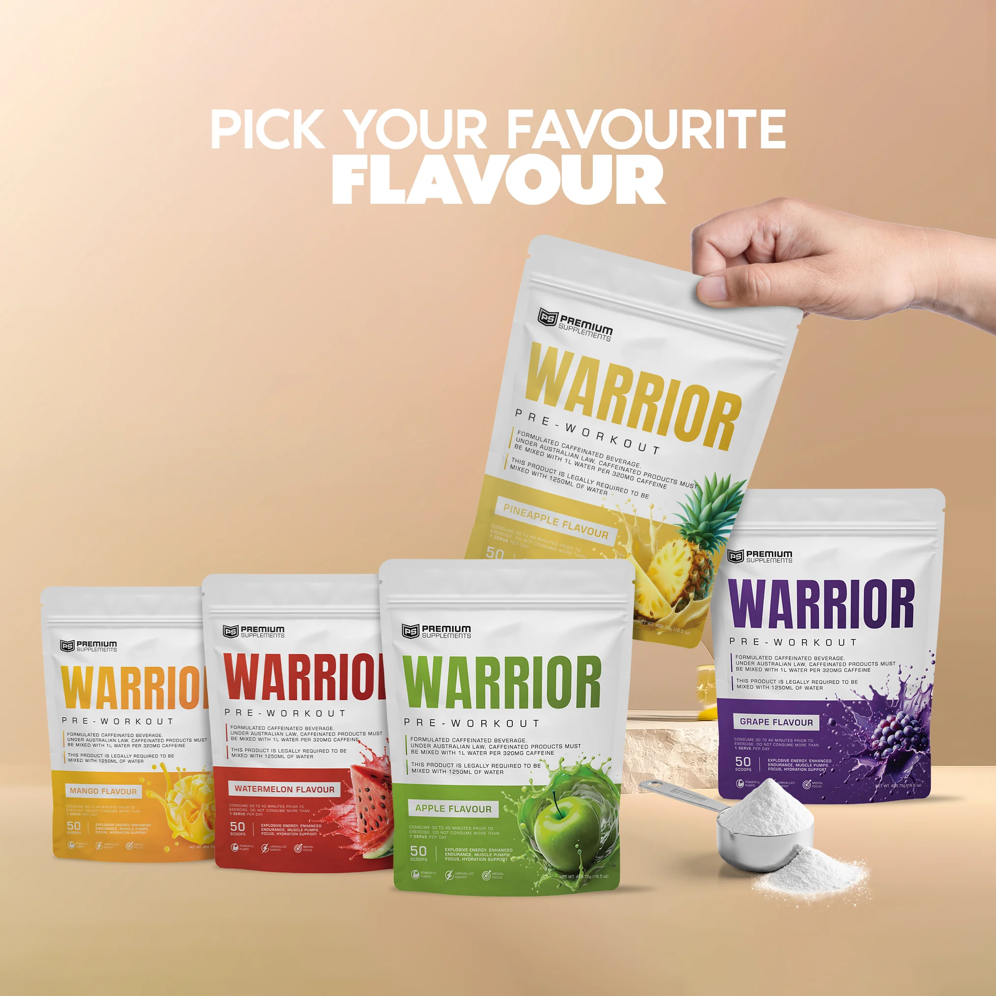 Warrior High-Stimulant Pre-workout - Image 6
